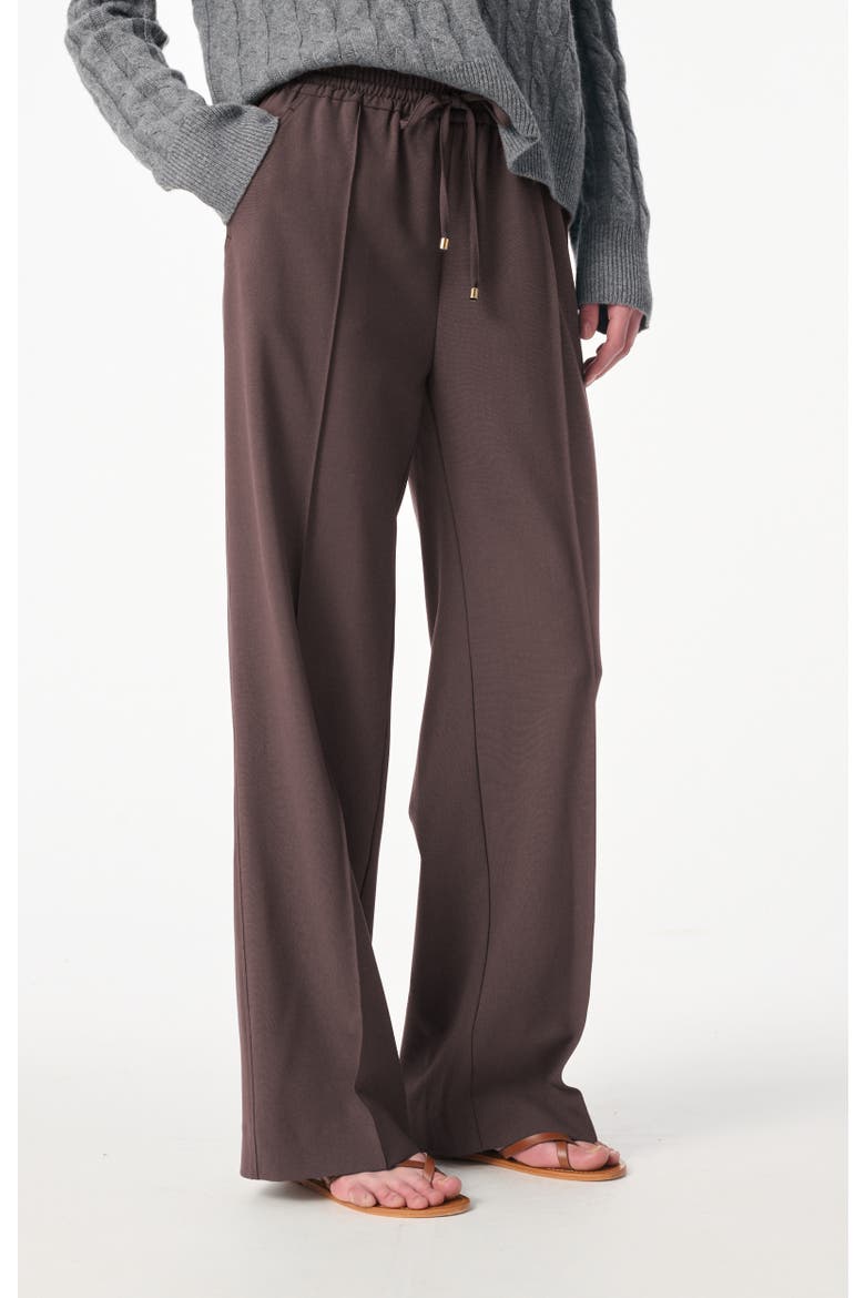 Straight Pants, Main, color, Chocolat
