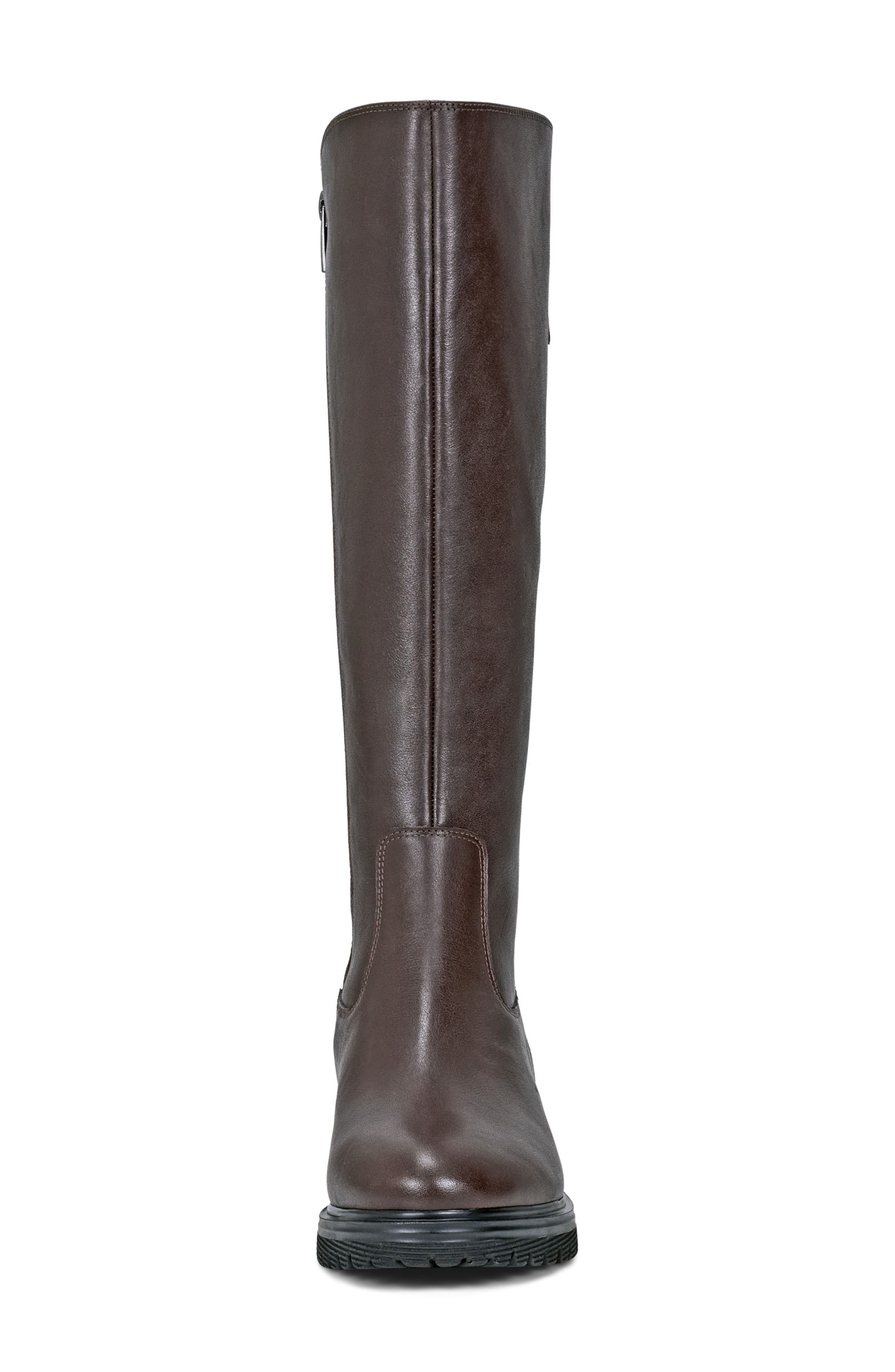 Ivette Waterproof Knee High Boot, Alternate, color, DARK BROWN