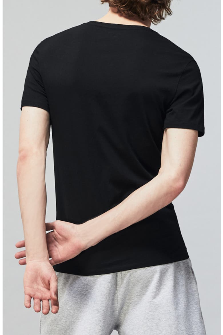 3-Pack Essential V-Neck T-Shirts, Alternate, color, BLACK