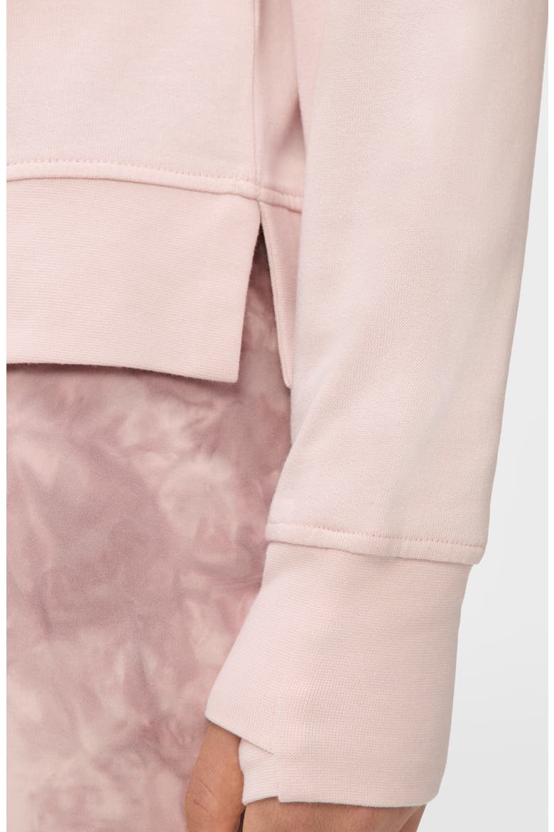 After Class Crop Sweatshirt, Alternate, color, SUNDUST PINK