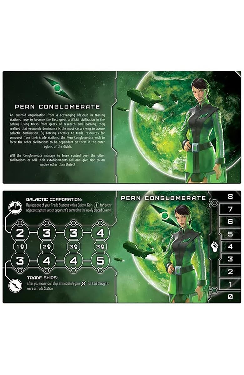 Archona Games Small Star Empires The Galactic Divide, Alternate, color, Multicolored