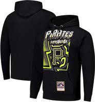 Mitchell & Ness Men's Mitchell & Ness Black Pittsburgh Pirates Sidewalk Sketch Pullover Hoodie