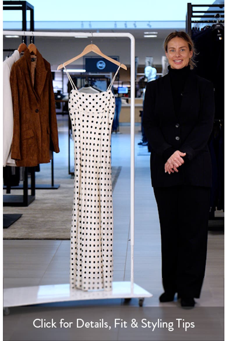 Paulina Polka Dot Maxi Dress video
