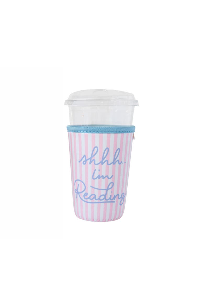 Shhh...I'm Reading Beverage Sleeve, Main, color, Medium Beverage Sleeve