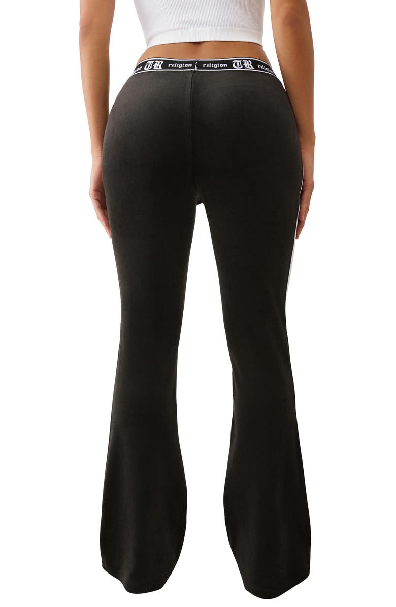 True Religion Velour Bootcut Track Pants, Alternate, color, 