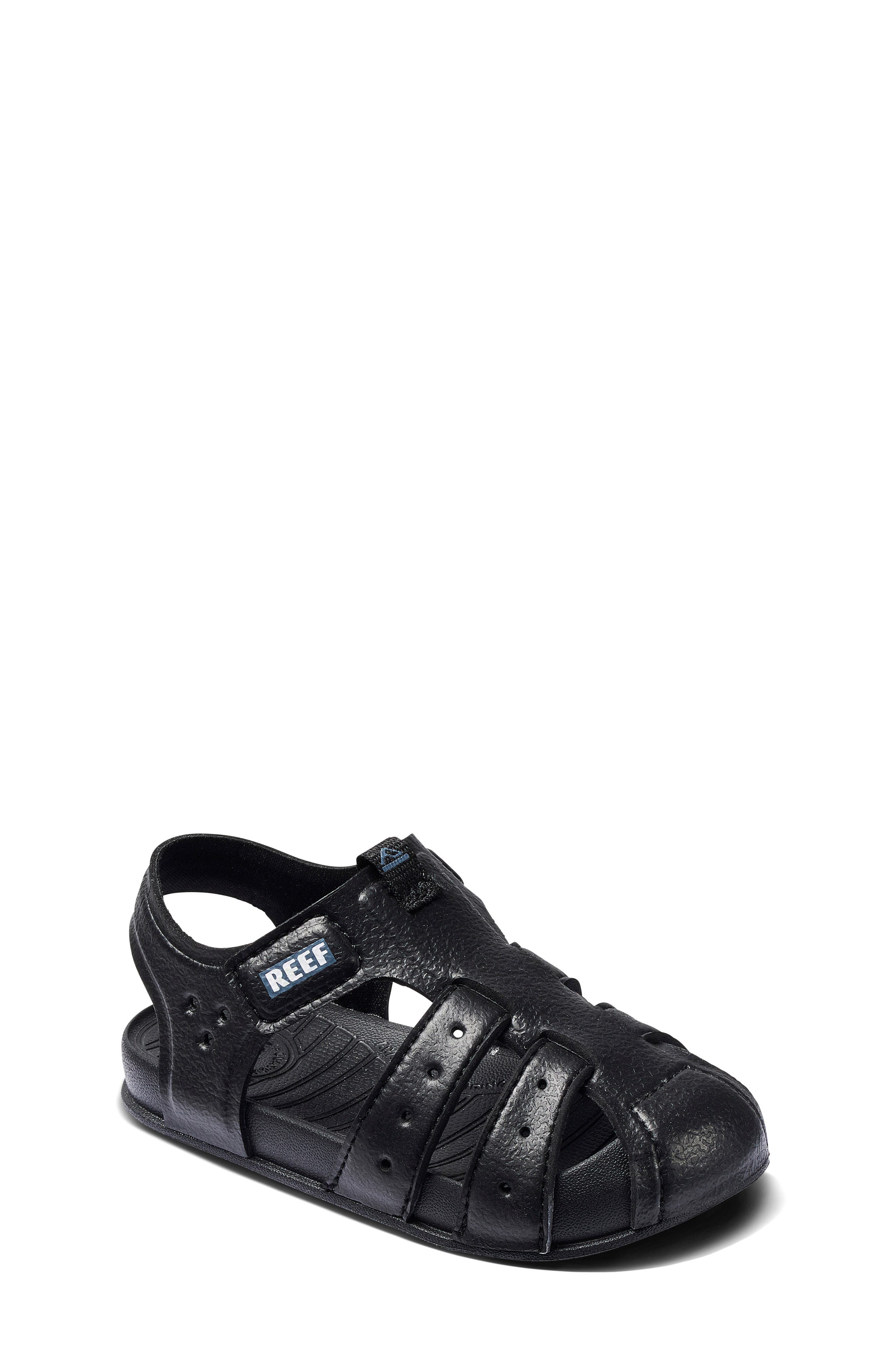 Reef Kids' Little Water Beachy Waterproof Sandal, Main, color, Black