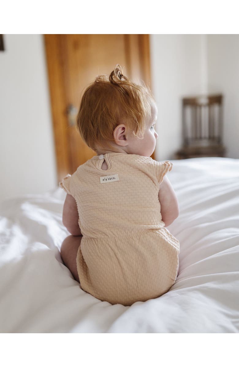 Ely's & Co. Cotton - Embroidered Heart Collection-Romper, Alternate, color,