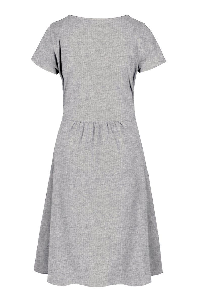 Hope & Henry Women's Organic Tie-Waist Knit Dress, Alternate, color, Gray Heather Solid