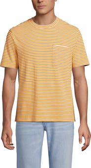 Lands' End Short Sleeve Cotton Linen Tee
