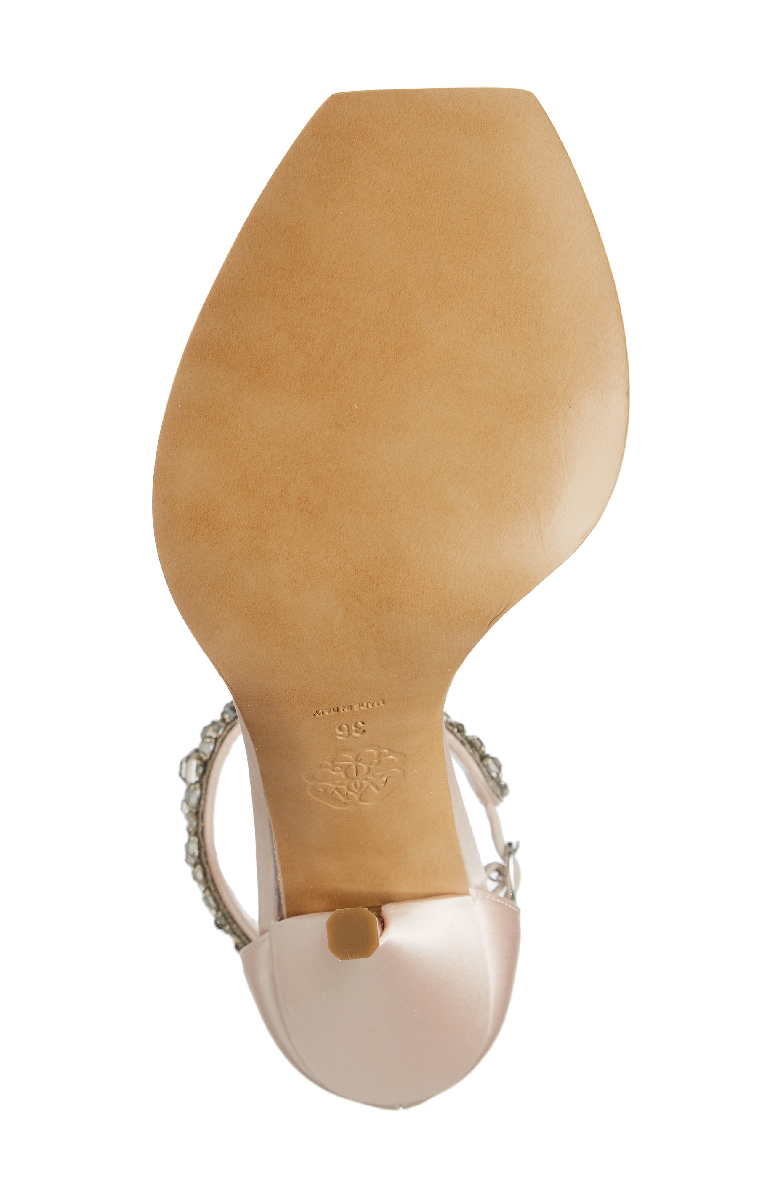 McQueen Crystal Strap Sandal, Alternate, color, 