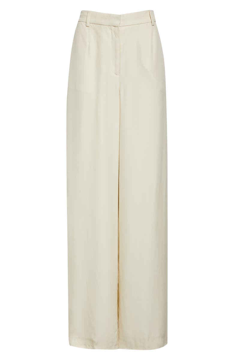 TOTEME Longline Wool Blend Knit T-Shirt, Alternate, color, White