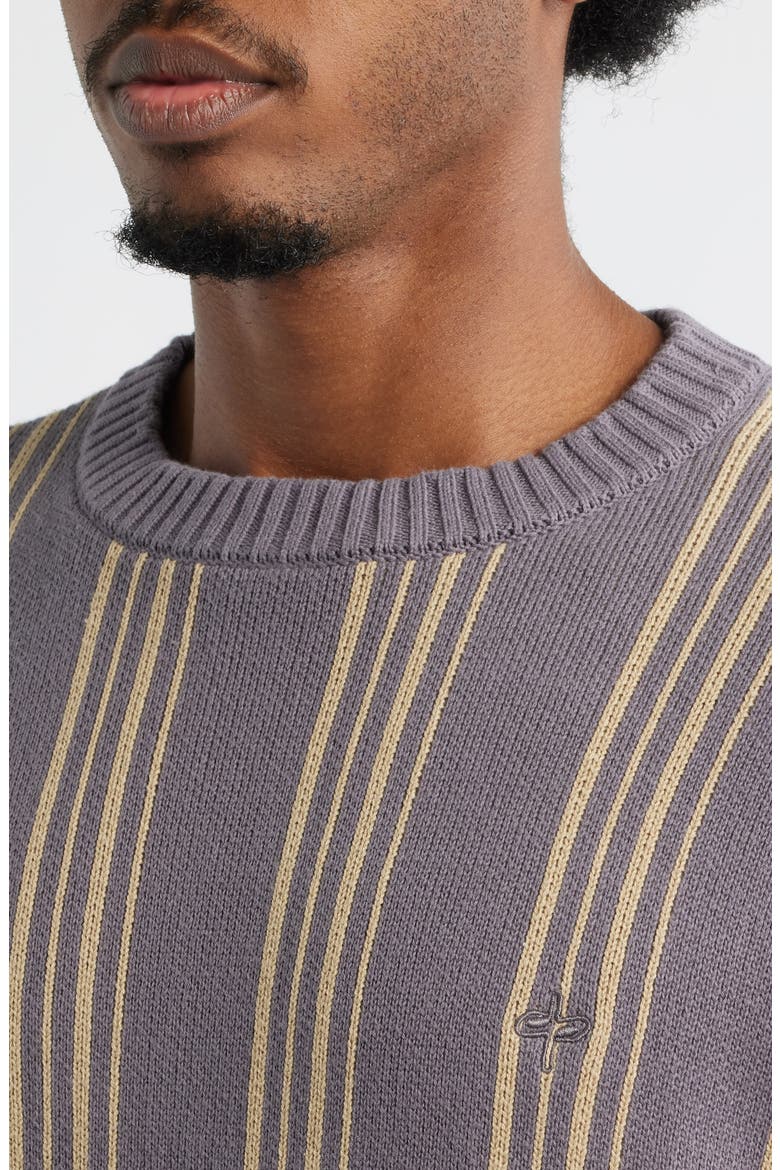 Pachino Stripe Cotton Sweater, Alternate, color, DESERT