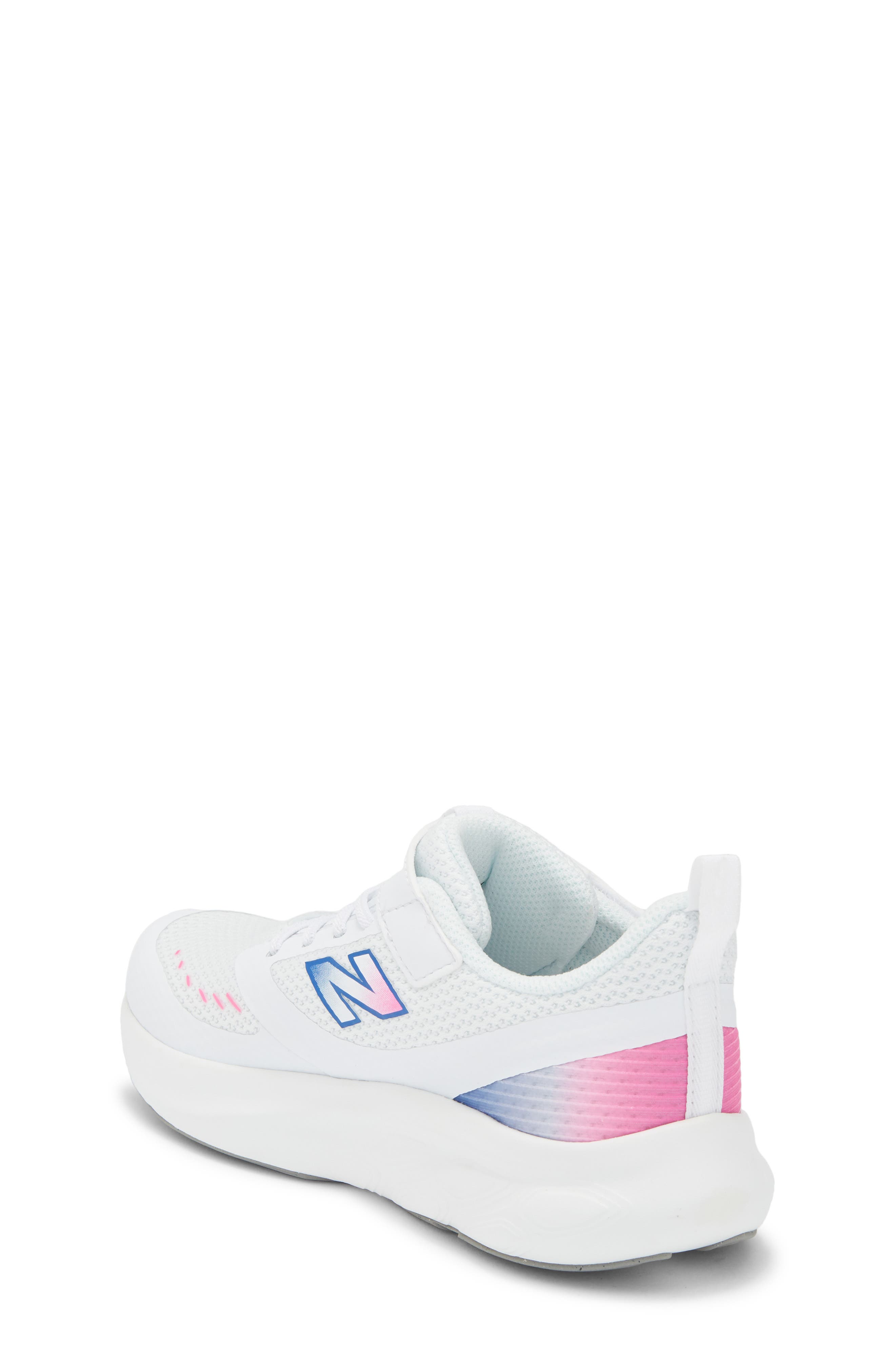 Kids' 625 Sneaker, Alternate, color, NB WHITE/ PINK HEAT