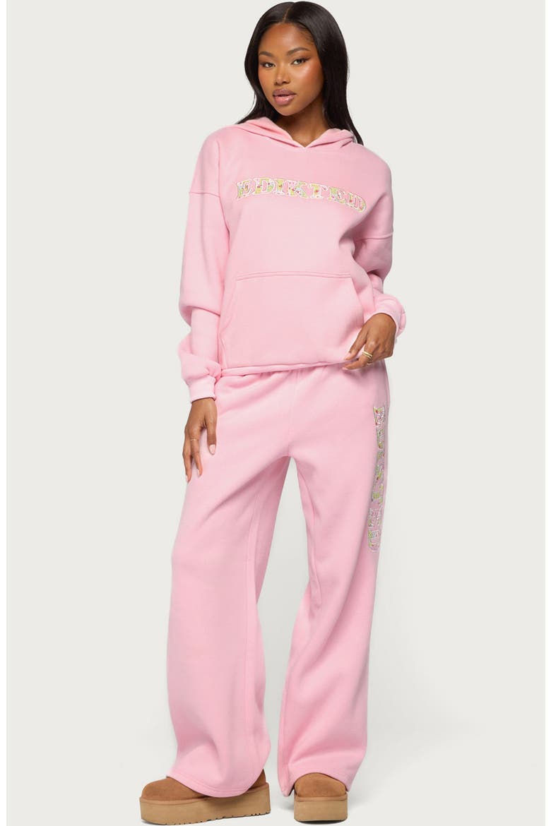 Mili Graphic Hoodie, Alternate, color, PINK