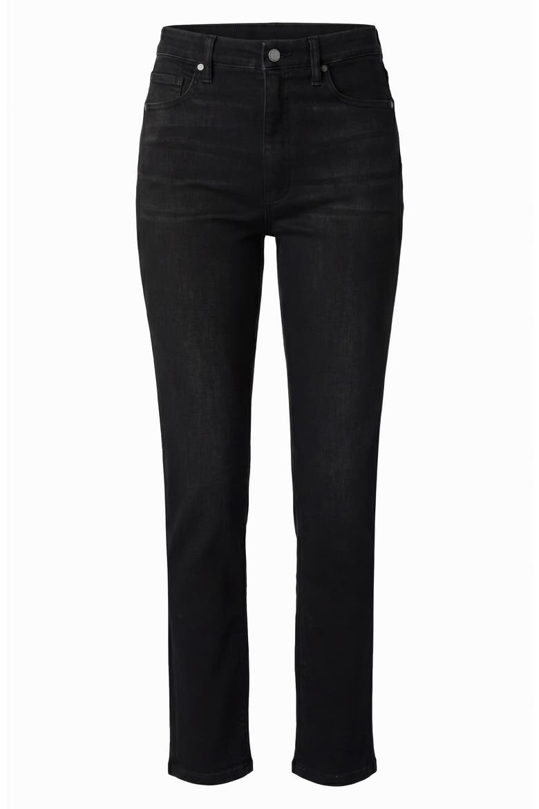 Rowan Comfort Waist Slim Jeans, Alternate, color, CROW STONE