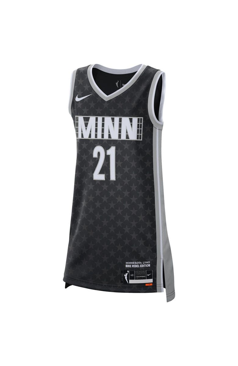 Nike Women's Nike Kayla McBride Black Minnesota Lynx 2021 Rebel Edition Victory Player Jersey, Alternate, color,