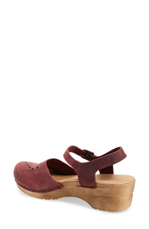 Sanita Heart Clog In Red
