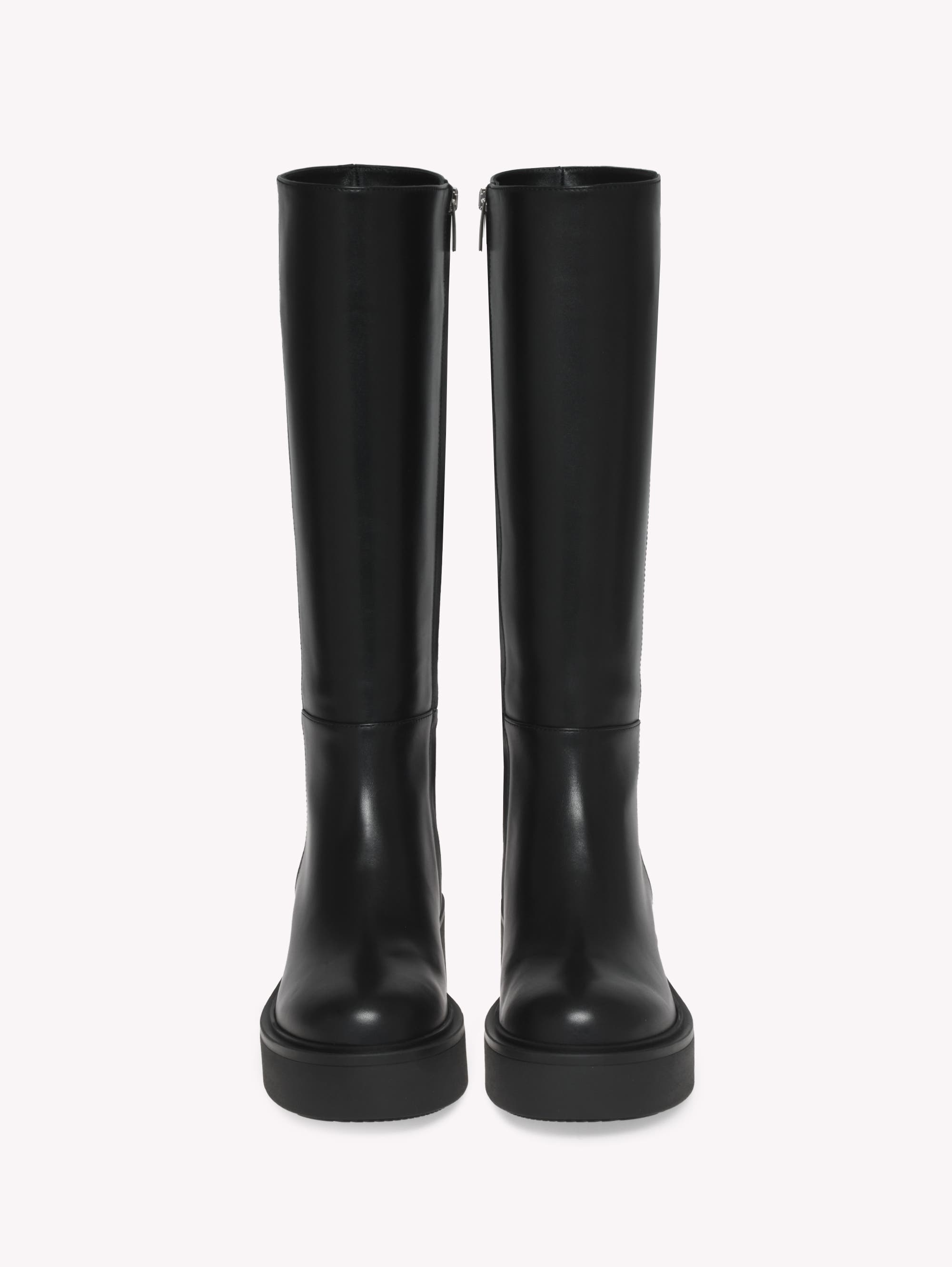 Gianvito Rossi Hiro Boot Boots, Alternate, color, Black Leather