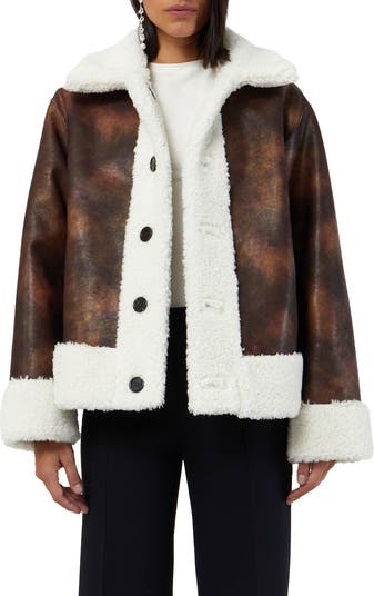 Apparis Charlie Reversible Faux Shearling Coat | Nordstrom