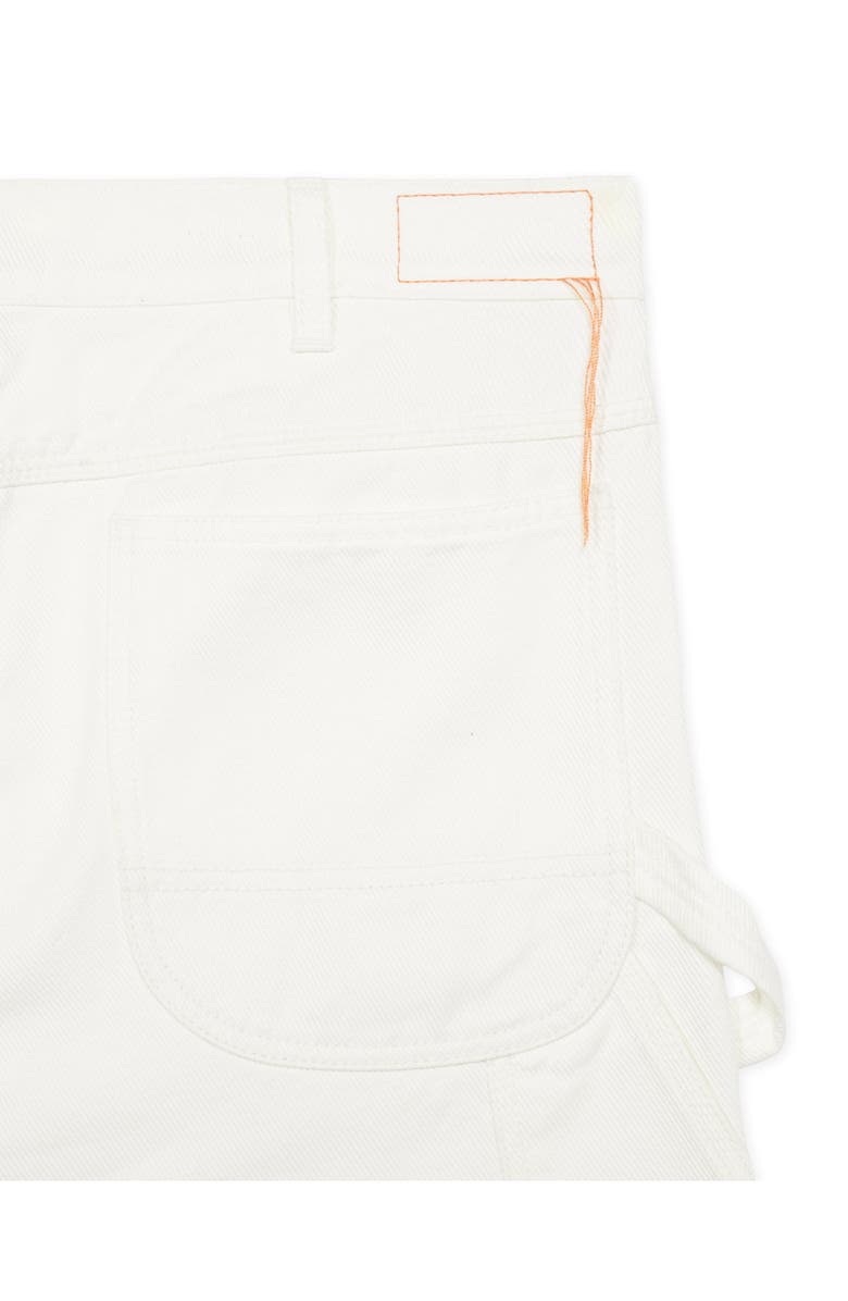 Fortela Allen Cotton Twill Workwear Trousers, Alternate, color, White