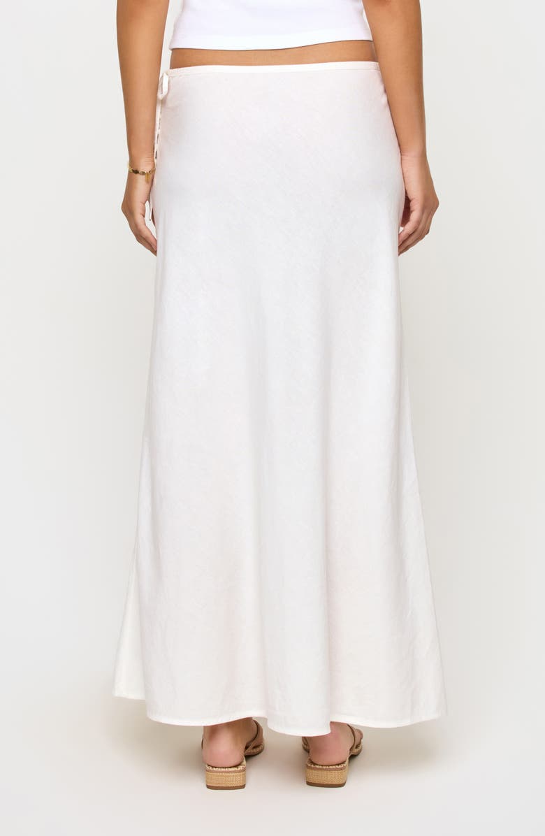 LSPACE Stop & Stare Cover-Up Maxi Skirt, Alternate, color, Cream