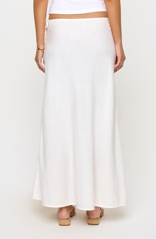 L*space Lspace Stop & Stare Cover-up Maxi Skirt In White