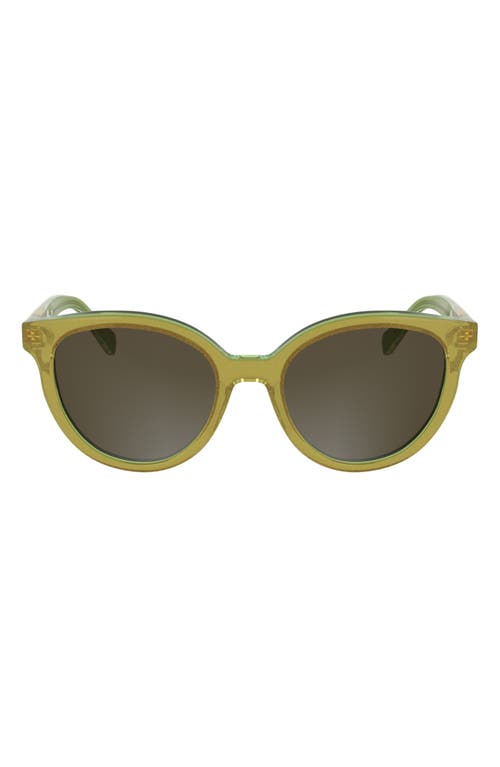 Longchamp Le Pliage 52mm Gradient Round Sunglasses