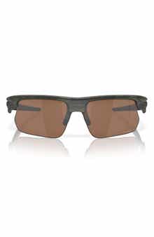 Oakley Bisphaera 68mm Prizm™ Gradient Oversize Polarized Rectangular Sunglasses