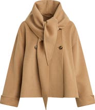 Favorite Daughter The Jamie Wool Blend Scarf Coat