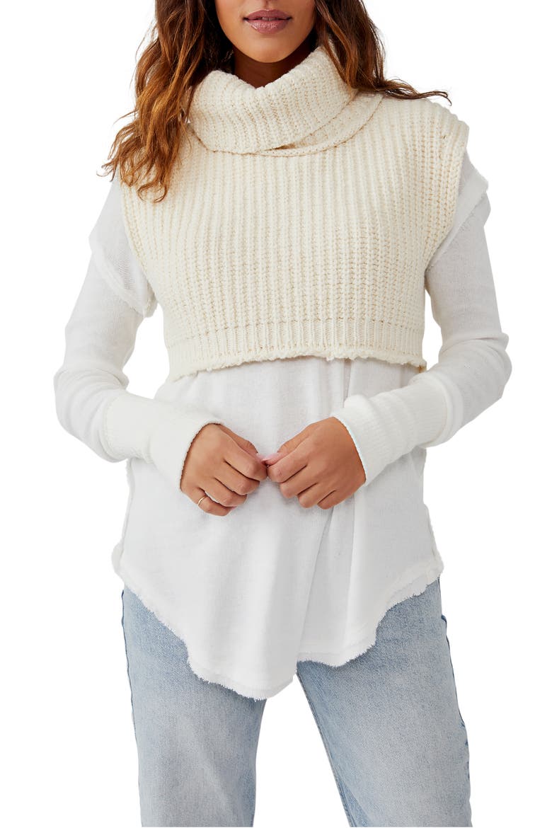 Honey Bunny Crop Top, Main, color, CREAM