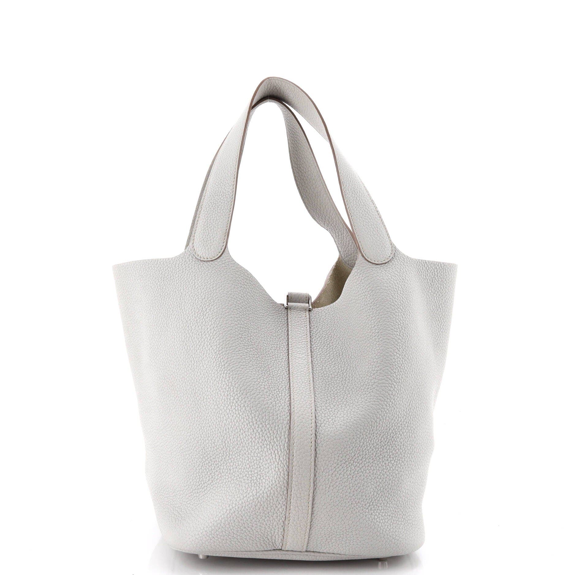 Picotin Lock Bag Clemence GM, Alternate, color, Grey