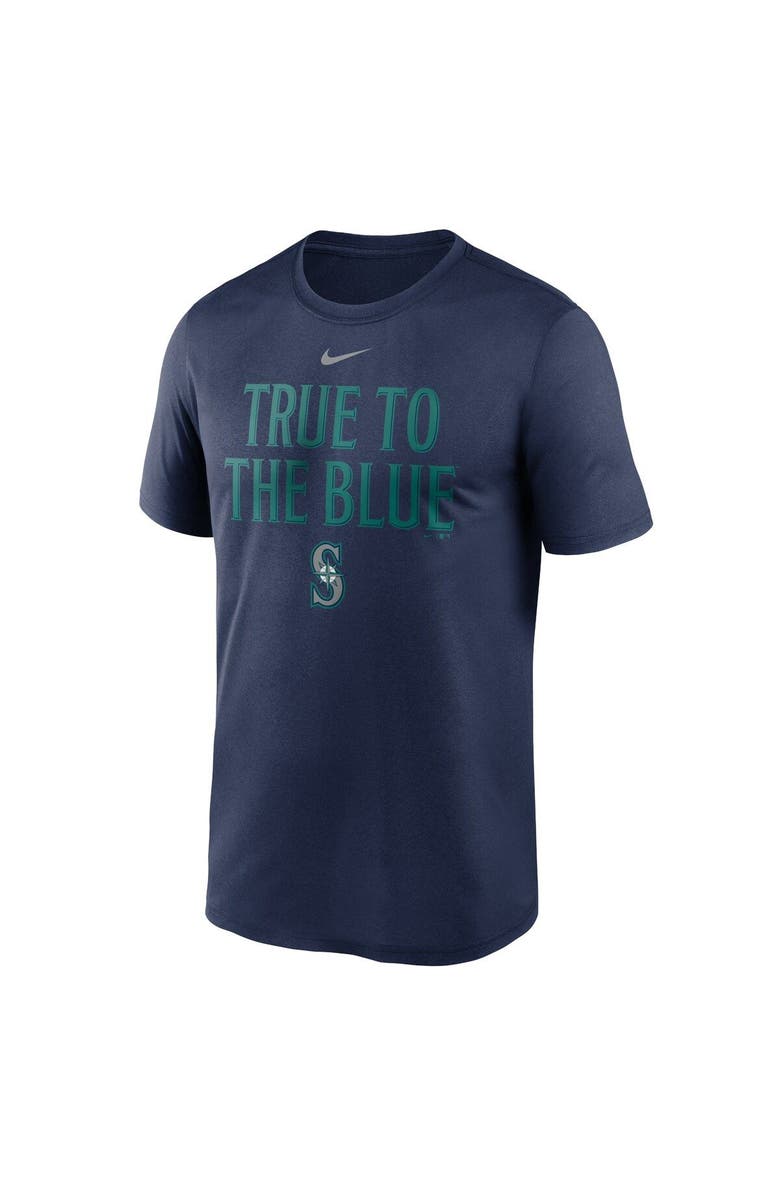 Nike Men's Nike Navy Seattle Mariners Local Club Rep Performance T-Shirt, Alternate, color, 