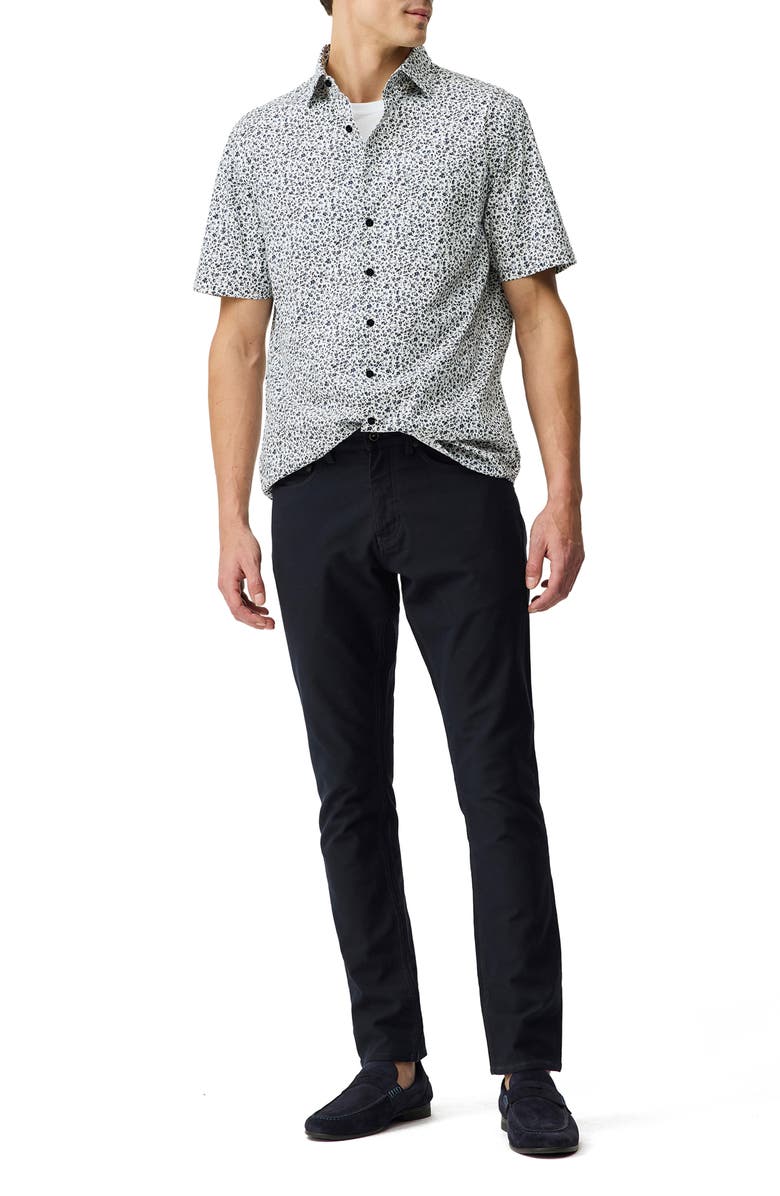 Rodd & Gunn Rai Valley Floral Short Sleeve Button-Up Shirt, Alternate, color, Navy