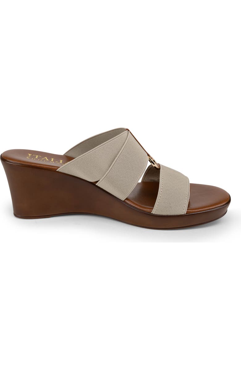 ITALIAN SHOEMAKERS Celsi Wedge Slide Sandal, Alternate, color, Taupe