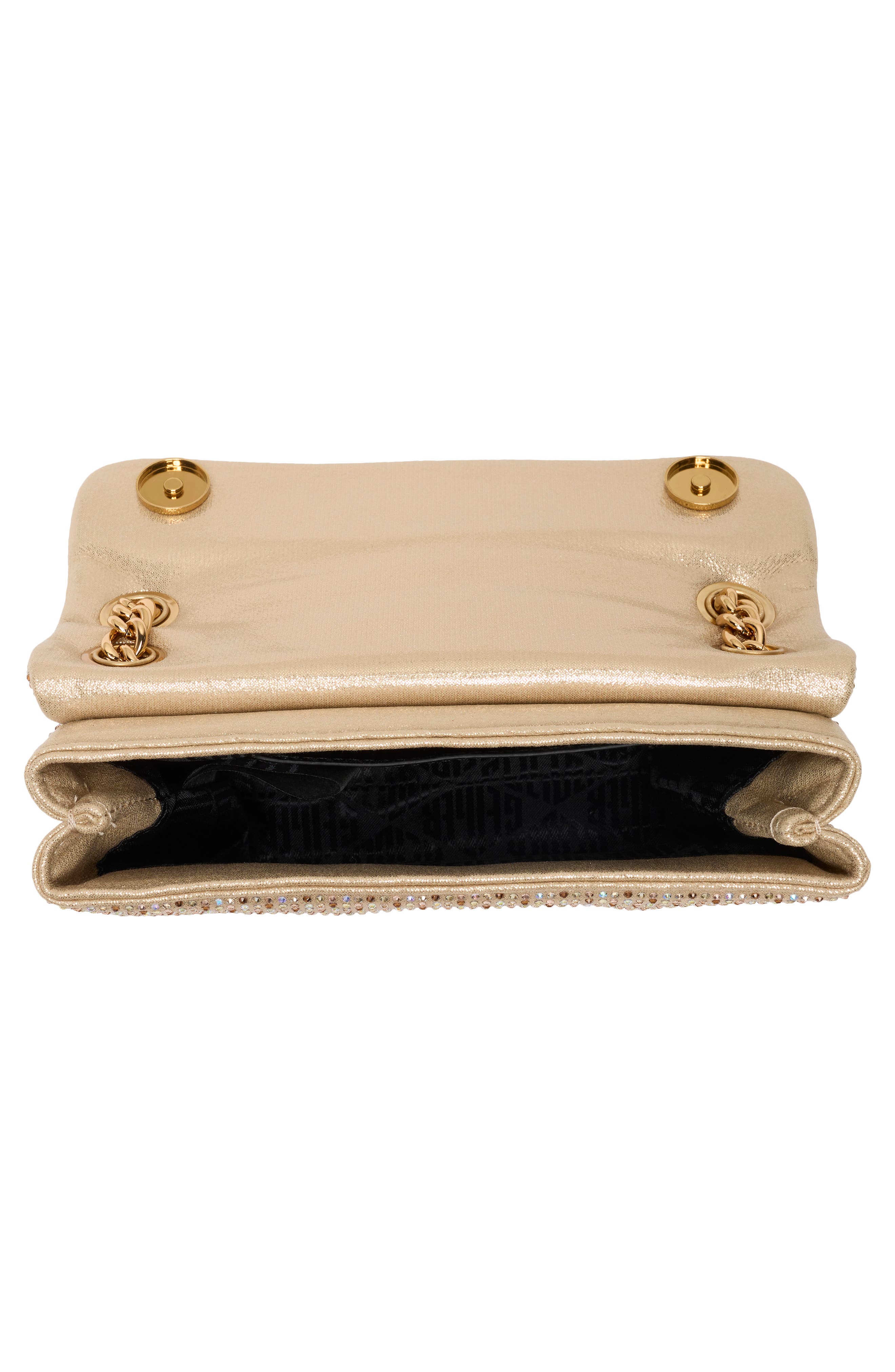 Octavia Mini Brixton Crystal Embellished Crossbody Bag, Alternate, color, GOLD