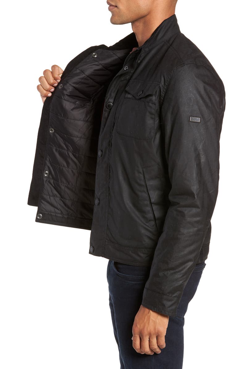 Barbour International Hatch Waxed Jacket, Alternate, color, 
