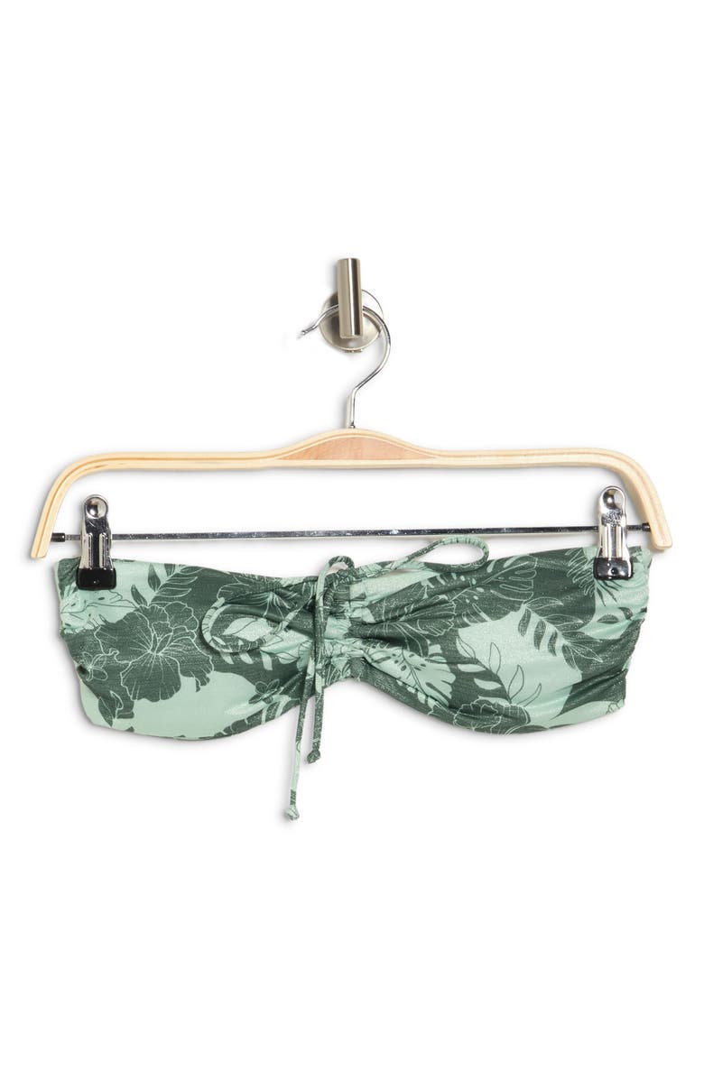 bond-eye BOUND BY BOND-EYE Printed Bandeau Bikini Top, Alternate, color, 