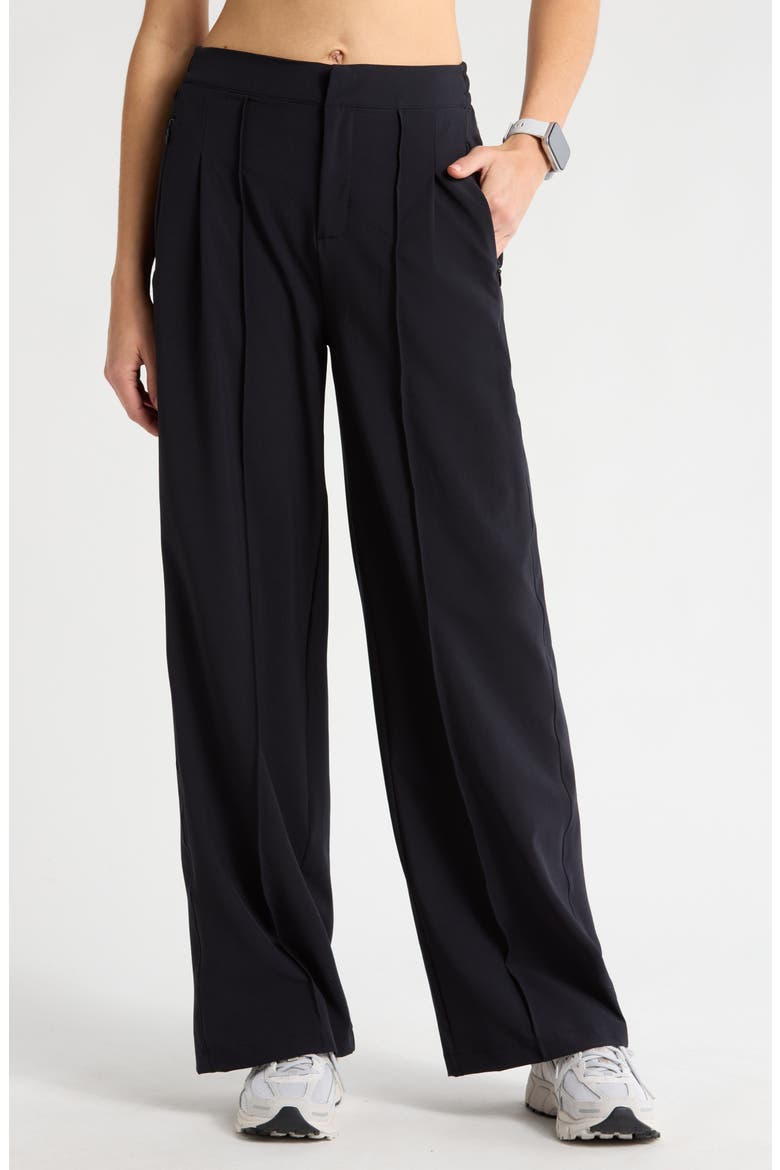 Impress High Waist Pants, Main, color, BLACK
