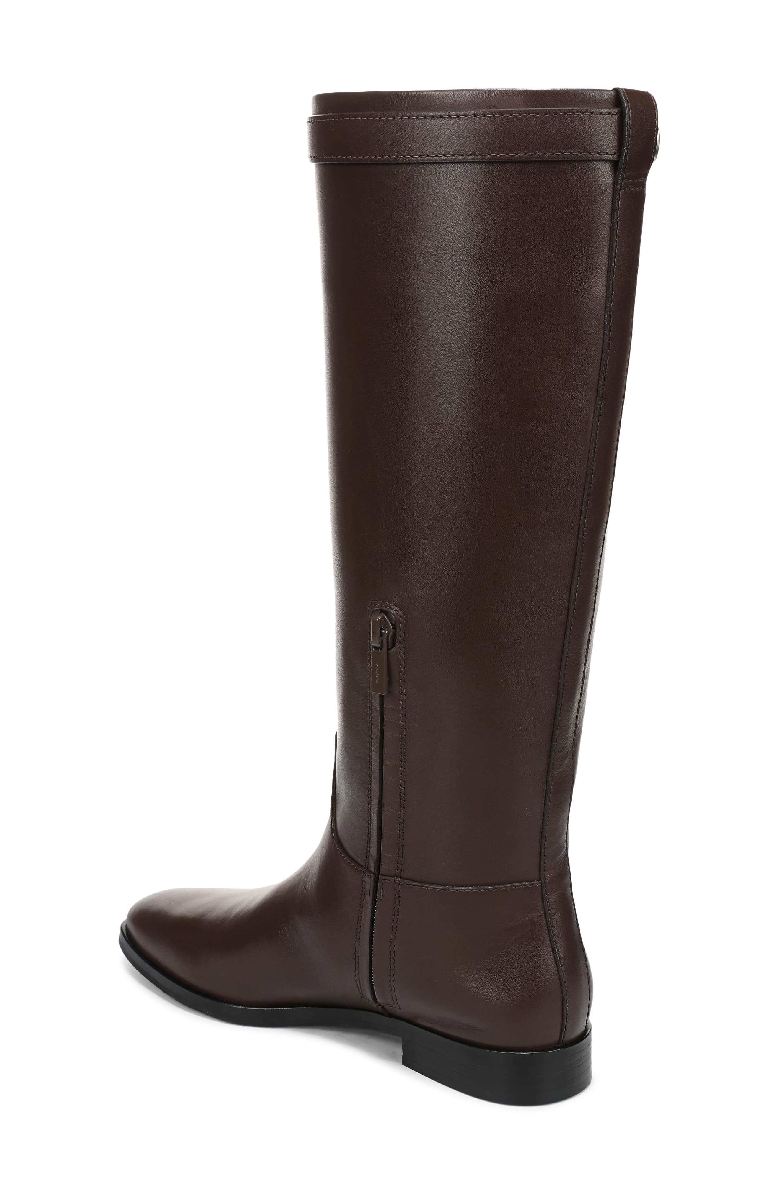 Margaret Knee High Boot, Alternate, color, CACAO BROWN LEATHER