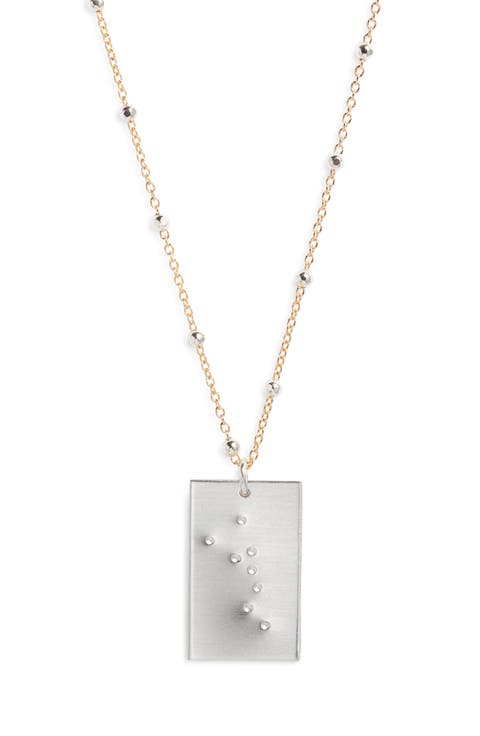 Zodiac Constellation Pendant Necklace