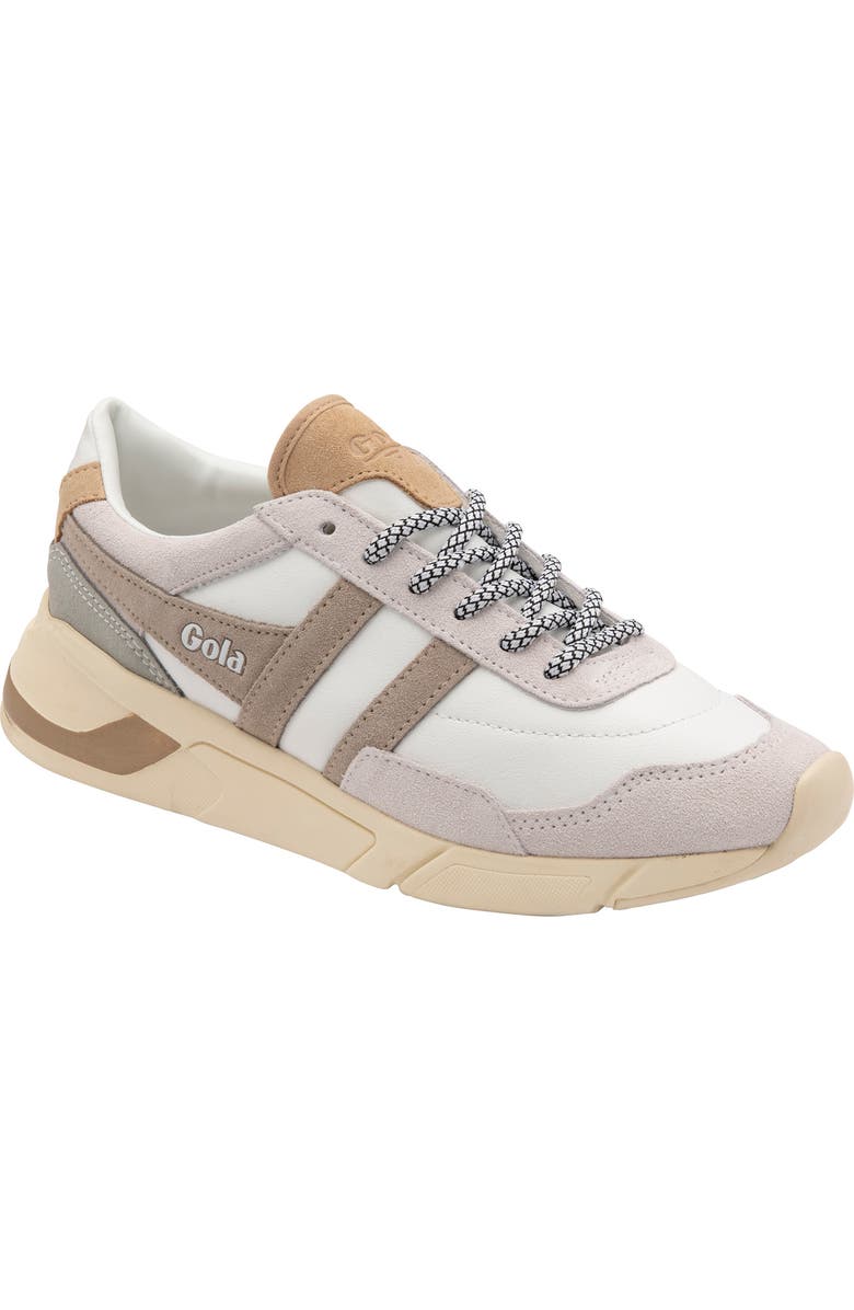 Gola Eclipse Pure Low Top Sneaker, Main, color, White/ Feather Grey/ Oat