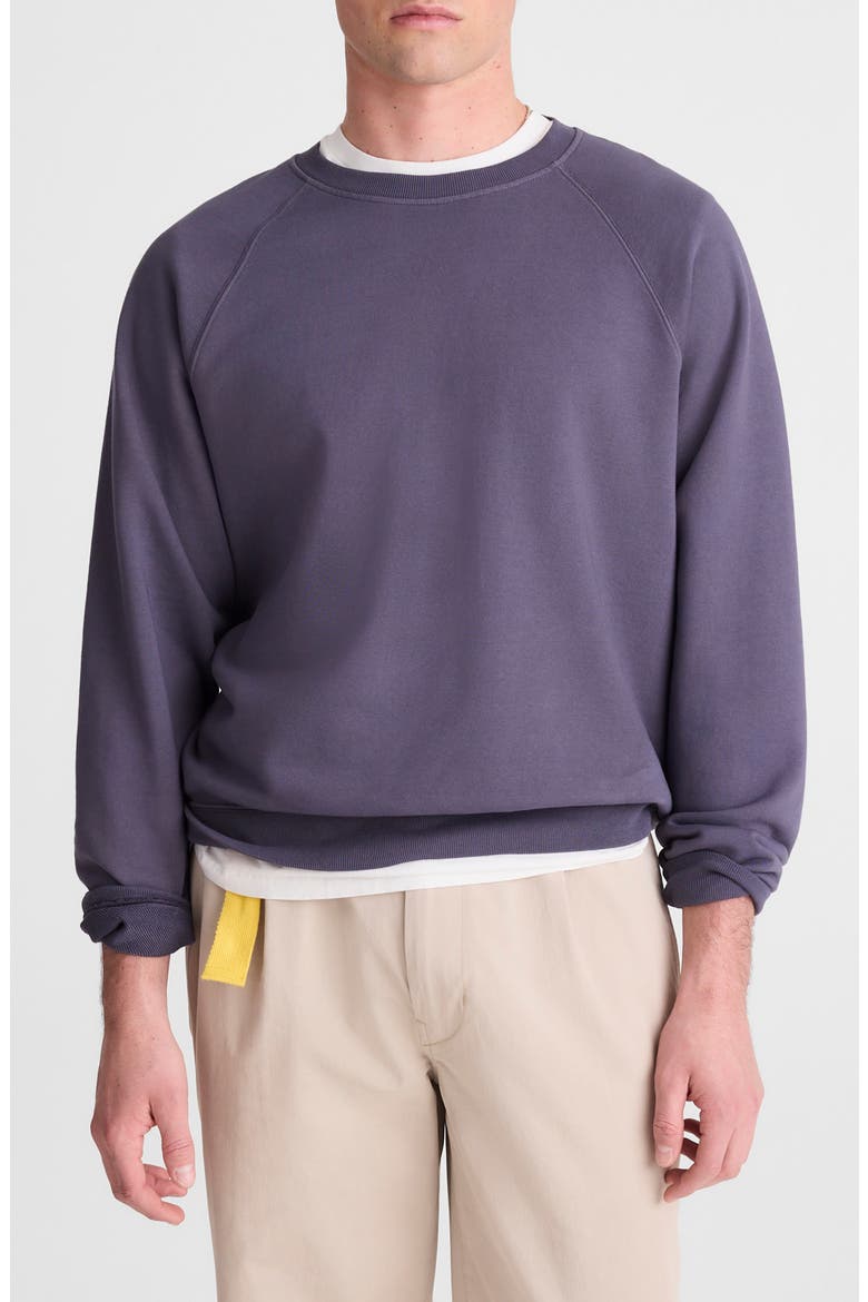 Crewneck Loopback Terry Sweatshirt, Main, color, INDUSTRIAL BLUE