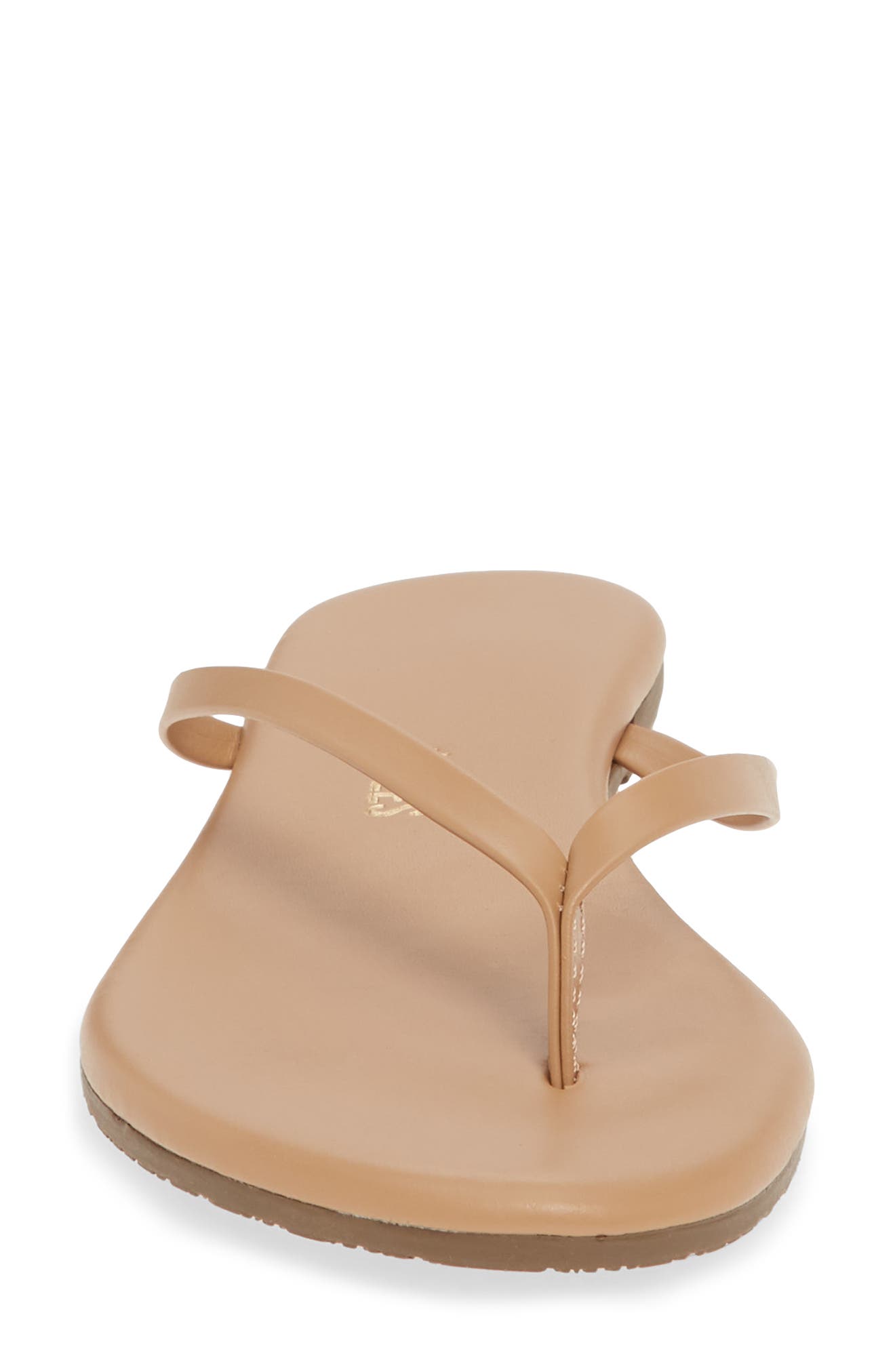Foundations Matte Flip Flop, Alternate, color, COCOBUTTER