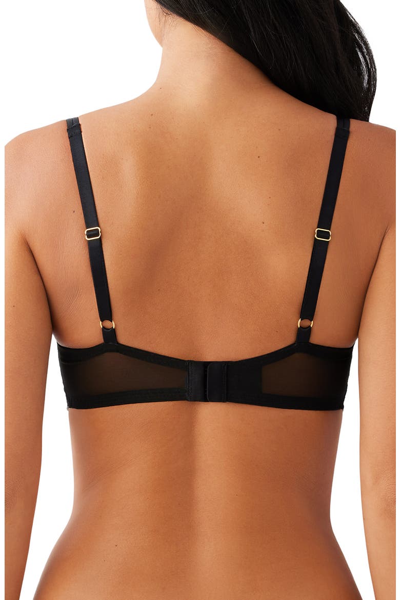 Midnight Soirée Underwire Bra, Alternate, color, CAVIAR