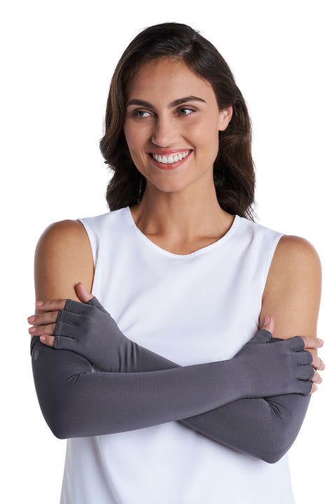 Perpetua Long Fingerless UV Sun Gloves, UPF 50+ Sun Protection