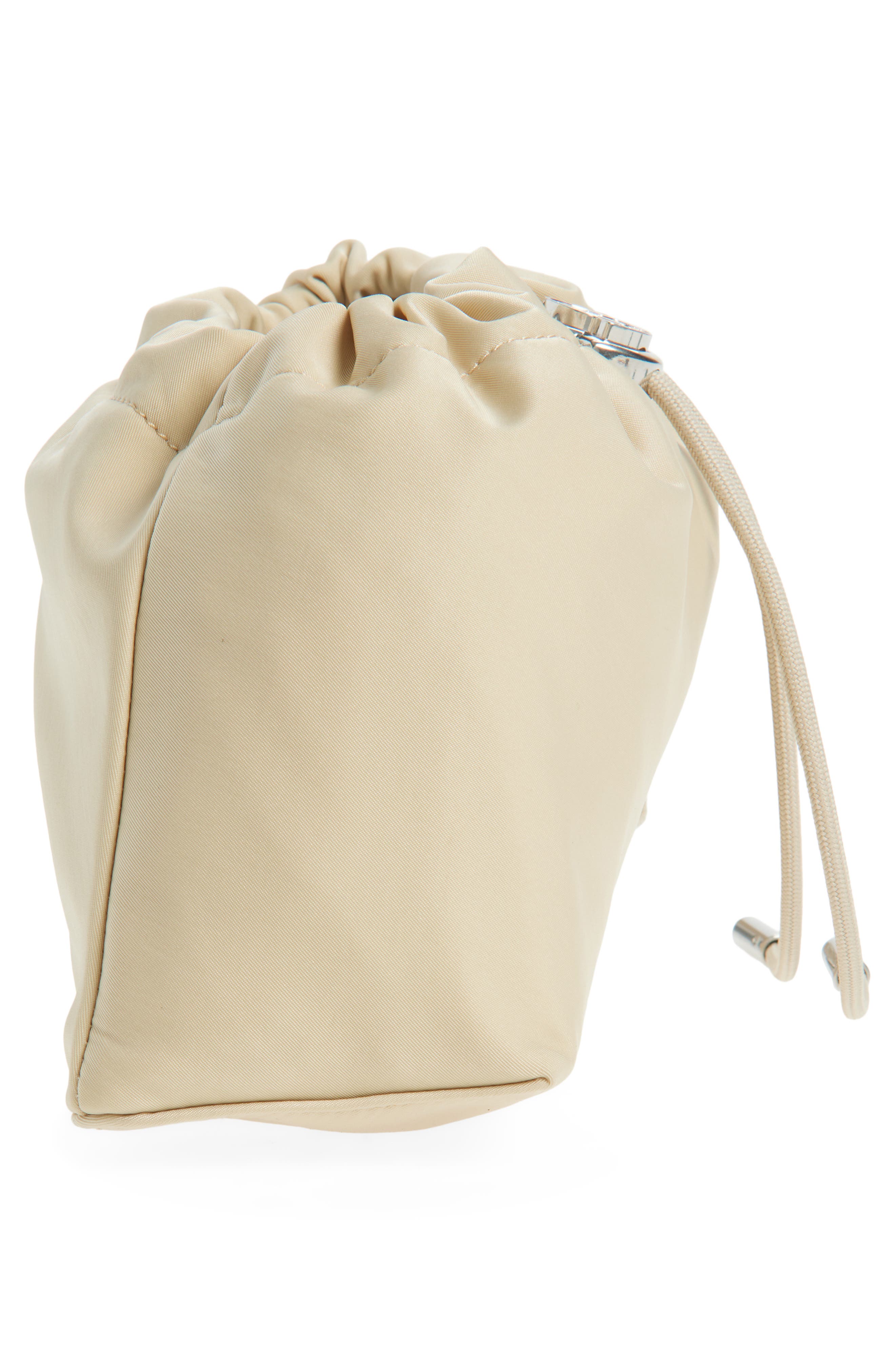 Moncler Trick Twill Pouch, Alternate, color, Golden Sand