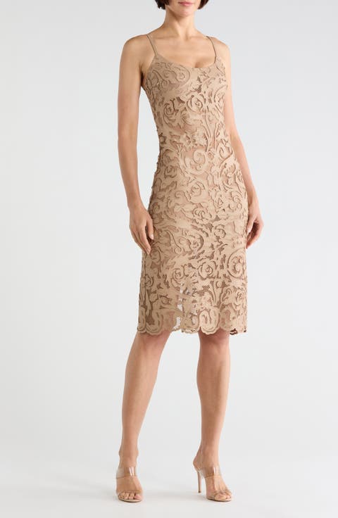 Kazuko Lasercut Midi Dress