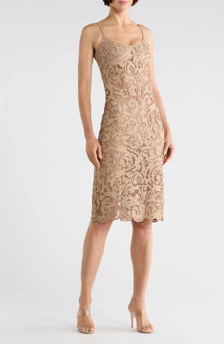 Kazuko Lasercut Midi Dress