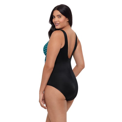Trimshaper Addison Surplice One-piece Swimsuit