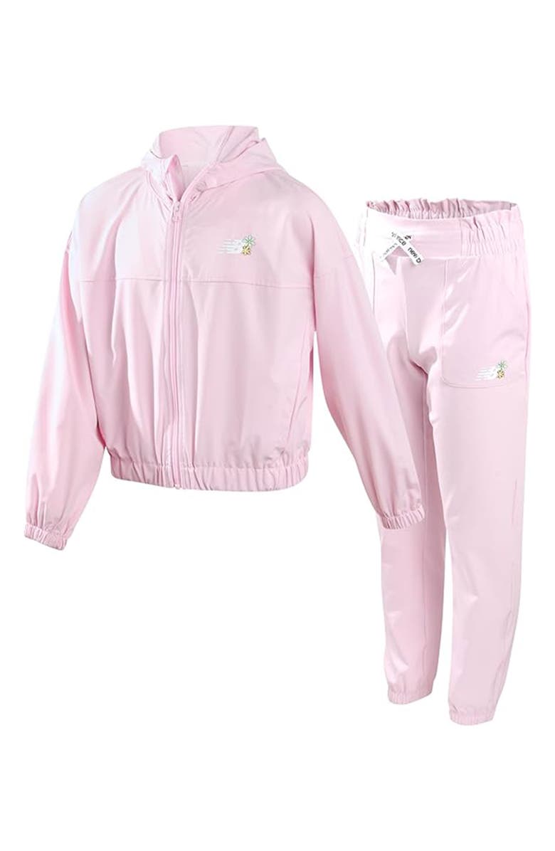 New Balance Kids' Logo Track Jacket & Joggers Set, Main, color, 